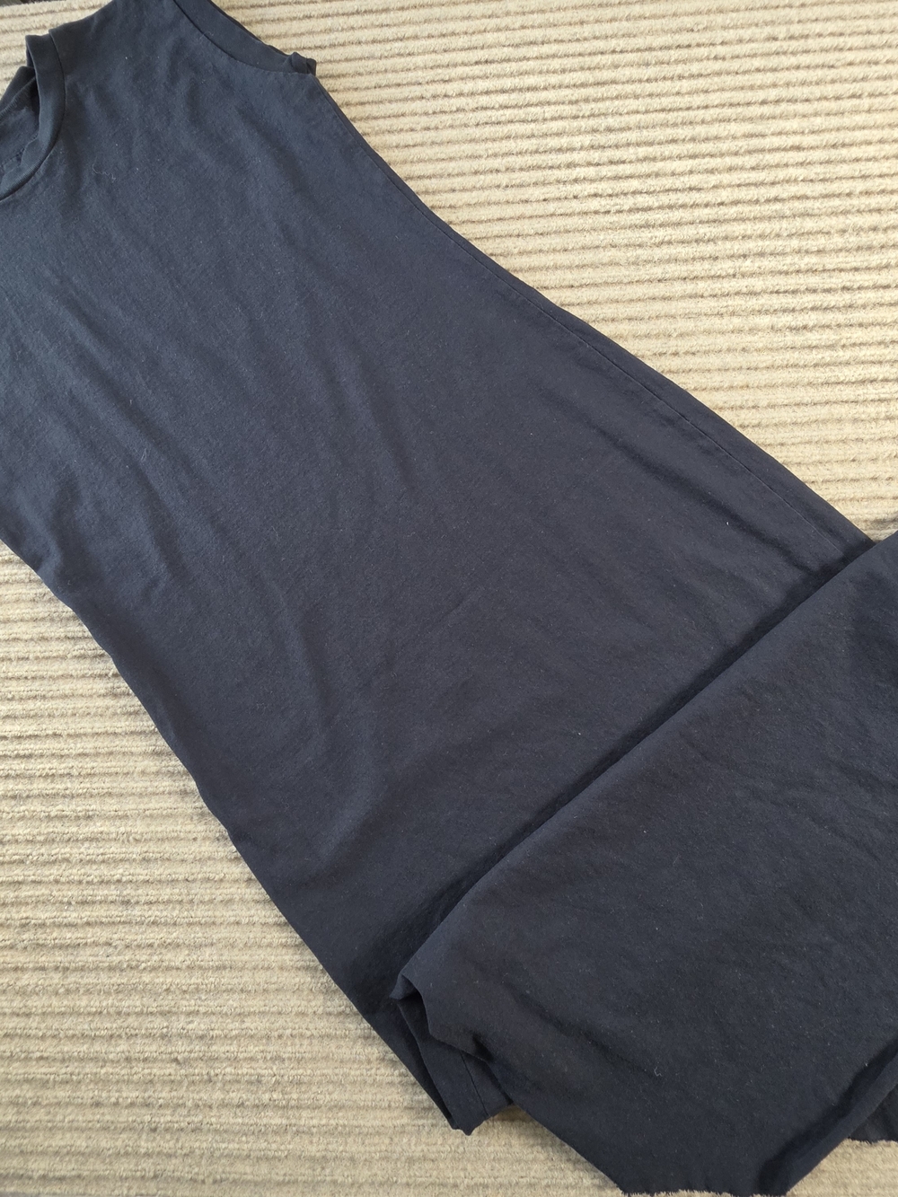 Frank & Eileen Tee Lab Cory Vintage Muscle Tee Maxi Dress, Black XS